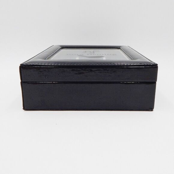 Nora Fleming Mini Charms M4 Display Storage Case Box Black Vinyl Black Bird Logo - Picture 5 of 8